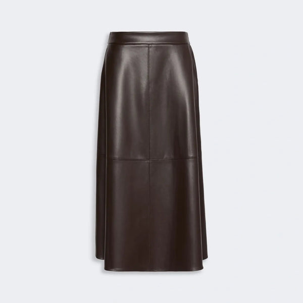 S MAX MARA SMMNordica Flared Midi Skirt in Brown