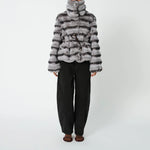 STELLA NOVA Faux Fur Jacket in Brown