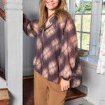 BLACK COLOUR BCCharlotte Shirt in Coffee