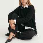 MOS MOSH MMNuello Miley Balloon Leg Pant in Black