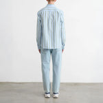 EDMMOND STUDIOS Riverside Shirt in Plain Light Blue