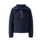 OUI Quarter Zip Jumper in Dark Blue