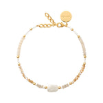 VANESSA BARONI Shore Necklace in Taupe