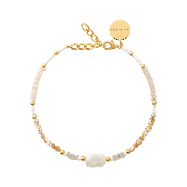 VANESSA BARONI Shore Necklace in Taupe