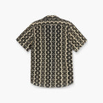 OAS Hypnotise Cuba Net Shirt in Black/Beige