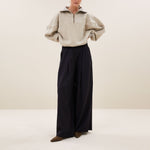 BY-BAR Roos Sparkle 1/2 Zip Jumper in Gold