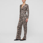 DEA KUDIBAL CecilieDEA Silk Blouse with Drape Detail in Sauvage