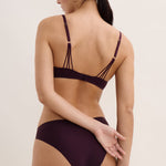 AUBADE Eloge du Desir Brazilian Brief in Deep Berry