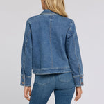 NYDJ Denim Jacket with Oversized Pockets in Salton