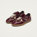 ALOHAS Tb.490 Club Onix Patent Leather Sneakers in Deep Burgundy
