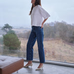 MOS MOSH MMEmber Authentic Straight Leg Jeans in Blue