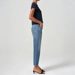 AGOLDE 90s Crop Straight Leg Jeans in Essence