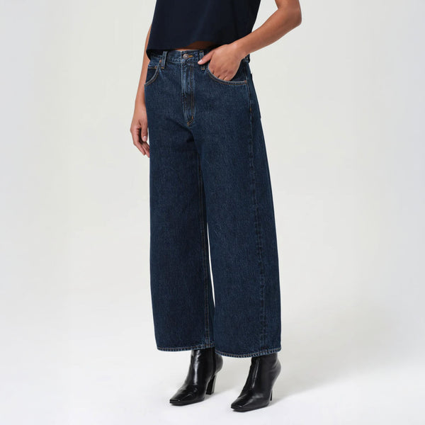 AGOLDE Low Curve Crop Jeans  in Pendulum