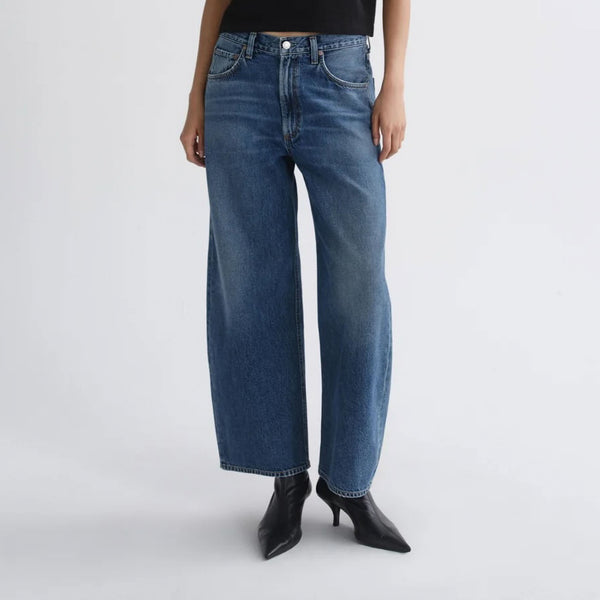 AGOLDE Low Curve Jean Crop 27.5 in Curb