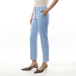 WEEKEND MAX MARA Vite Slim Leg Trousers in Light Blue