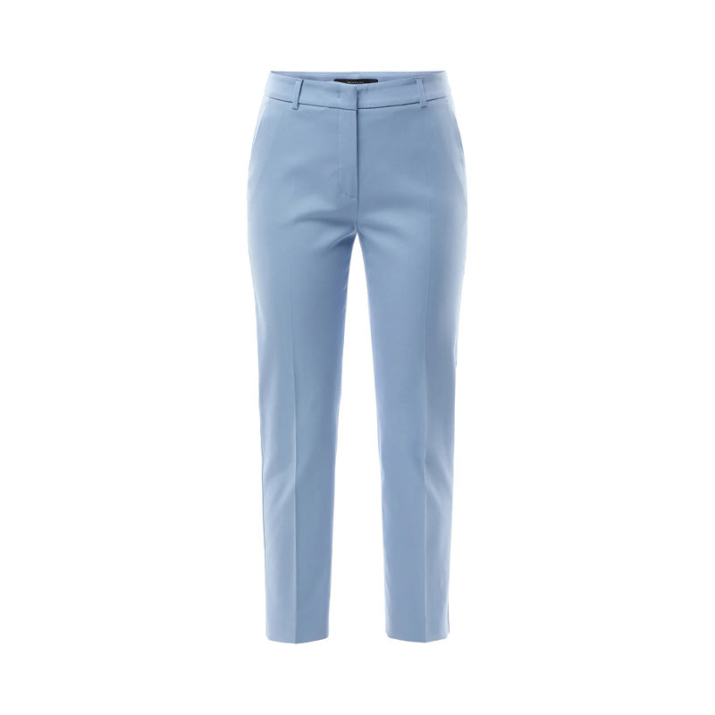 WEEKEND MAX MARA Vite Slim Leg Trousers in Light Blue