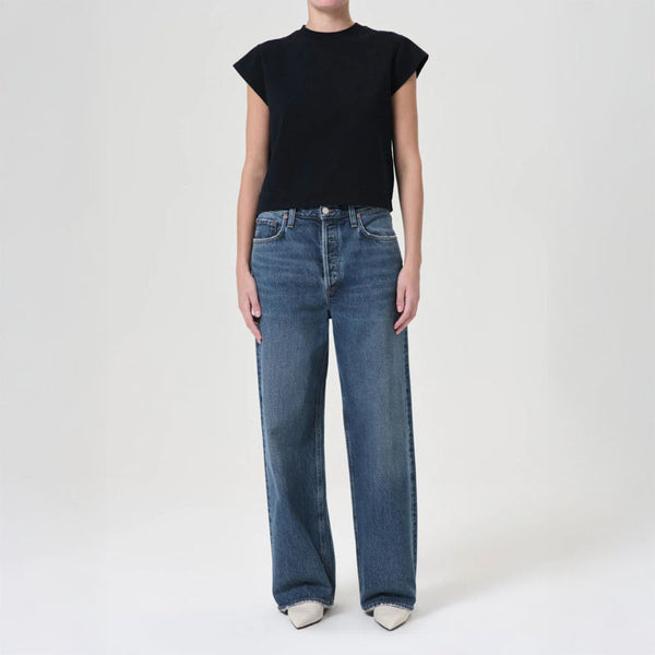 AGOLDE Low Slung Baggy Jeans in Essence