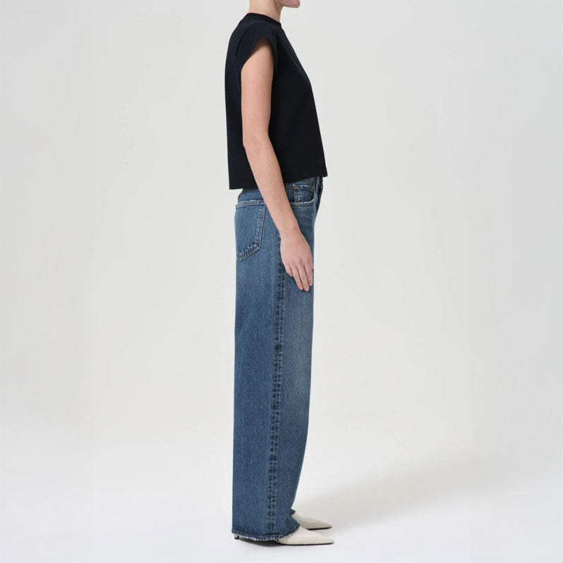 Buy AGOLDE Low Slung Baggy Jeans in Essence from Collen Clare