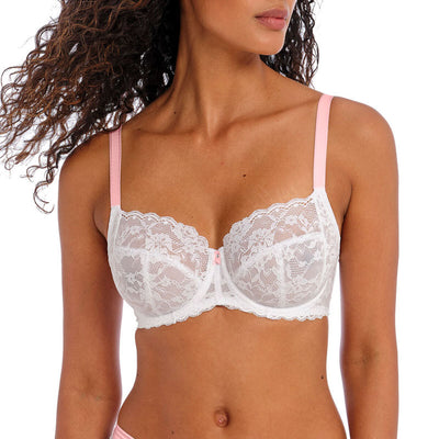 FREYA Offbeat UW Side Support Bra in White