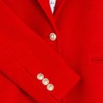 VILAGALLO Long Coat in Red