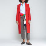 VILAGALLO Long Coat in Red