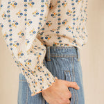 BONTE Aida Shirt in Ecru/Multi