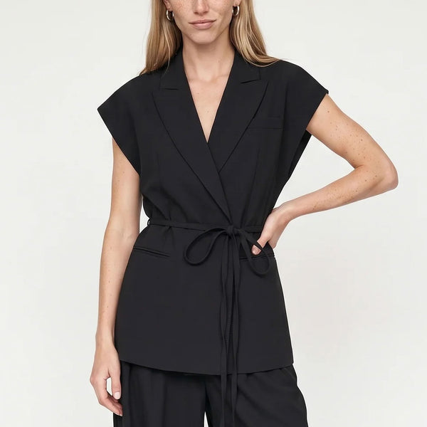 MOS MOSH MMLucine Miley Waistcoat in Black