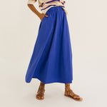 TINSELS Alex Paper Poplin Skirt in Work