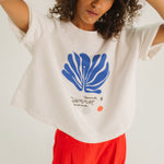 TINSELS Alfredo Summer T Shirt in Salt