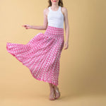 HANDPRINT DREAM APPAREL Arista Skirt in Maxton Pink