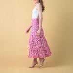 HANDPRINT DREAM APPAREL Arista Skirt in Maxton Pink