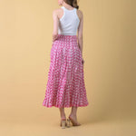 HANDPRINT DREAM APPAREL Arista Skirt in Maxton Pink