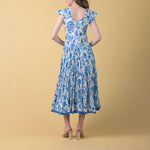 HANDPRINT DREAM APPAREL Pranella Dress in Runa Blue