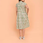HANDPRINT DREAM APPAREL Arlington Dress in Pelican Coral