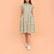 HANDPRINT DREAM APPAREL Arlington Dress in Pelican Coral