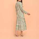 HANDPRINT DREAM APPAREL Corfu Dress in Pelican Coral