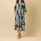 HANDPRINT DREAM APPAREL Redwood Dress in Emperor Black