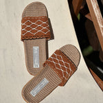 LES MAURICETTES Ariane Sandals in Tan