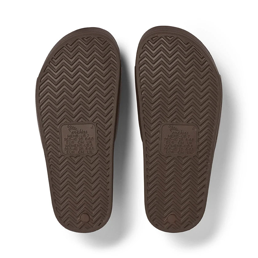 ARCHIES Arch Support Slides in Brown