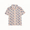 M.A.B.E Aster Print Collar Short Sleeve Top in Multi