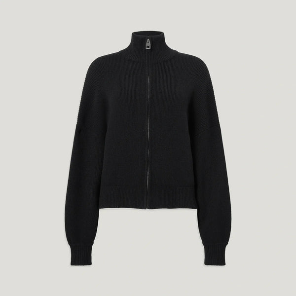 BELSTAFF Atol Full Zip Cardigan in Black