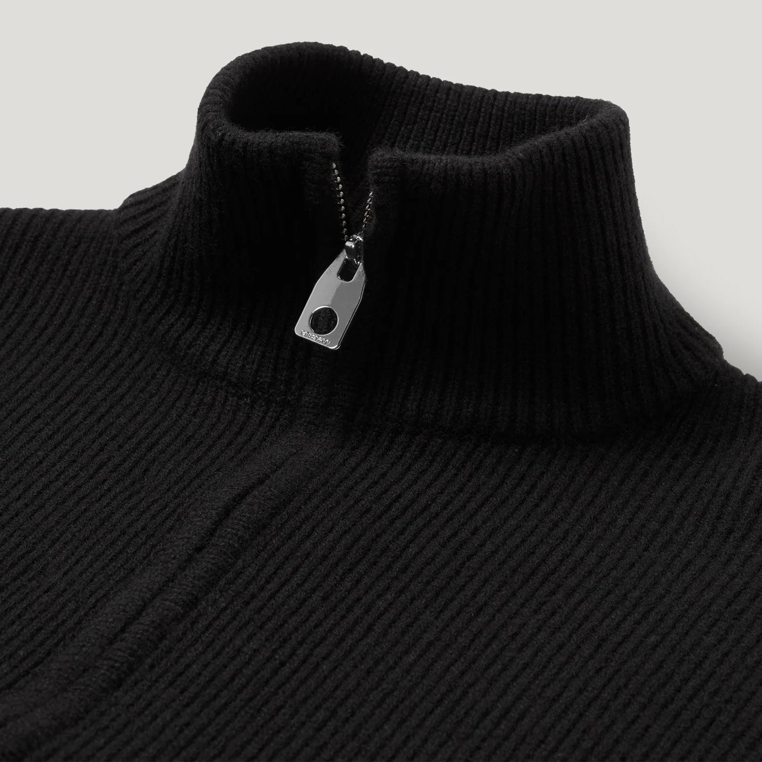 BELSTAFF Atol Full Zip Cardigan in Black