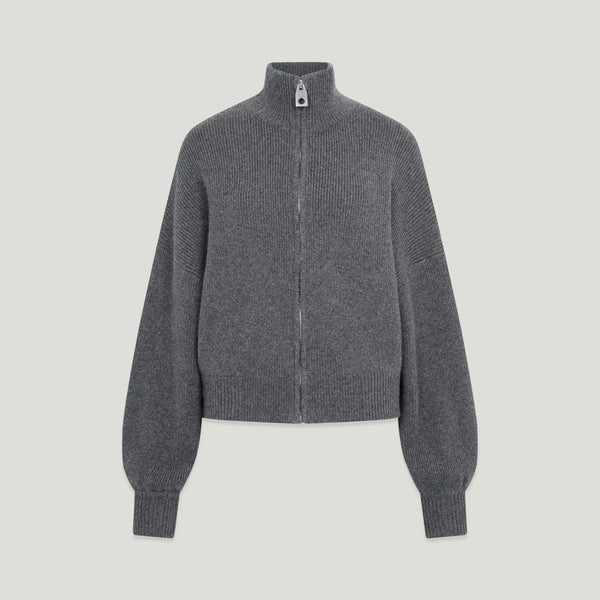 BELSTAFF Atol Full Zip Cardigan in Graphite