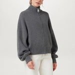 BELSTAFF Atol Full Zip Cardigan in Graphite