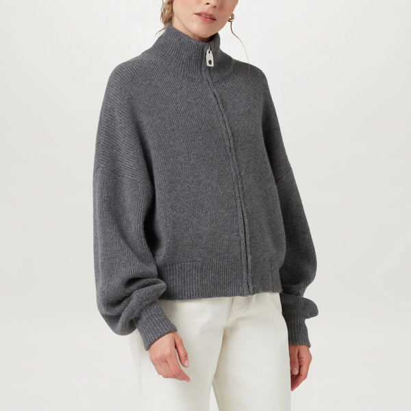 BELSTAFF Atol Full Zip Cardigan in Graphite