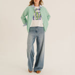 TINSELS Ava Paradiso T Shirt in Salt