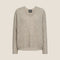 MOS MOSH MMThora V-Neck Knit in Feather Grey