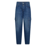 MOS MOSH MMAdeline Stina Cargo Jeans in Blue