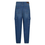 MOS MOSH MMAdeline Stina Cargo Jeans in Blue