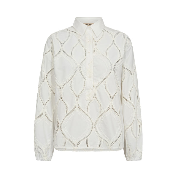 MOS MOSH MMNolin Caminno Shirt in Ecru